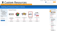 Desktop Screenshot of customresources.com
